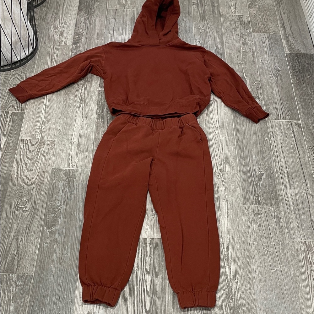 Target Rust Hoodie and Jogger Set